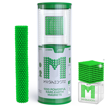 2.5MM Green MagneDotZ 1000 pcs