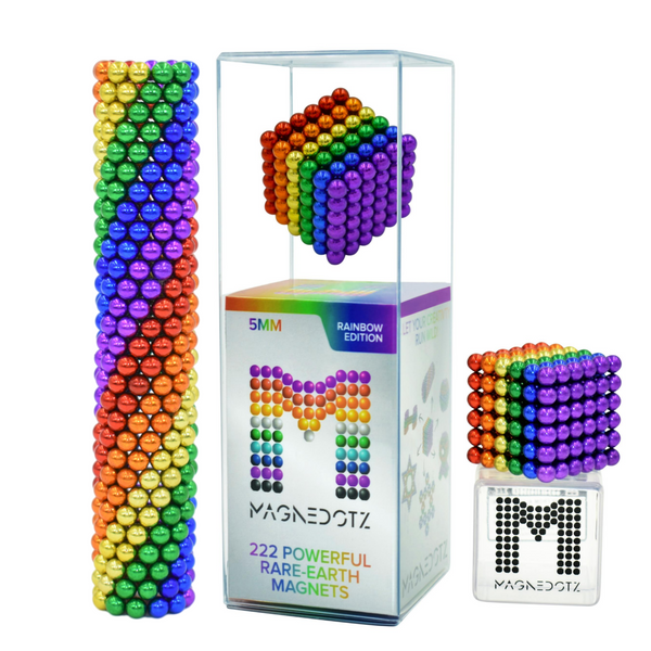 Magnetic Balls 3mm 1000 pcs 10 Rainbow Colors Balls Multicolored Large Cube  Building Blocks Sculpture Educational Intelligence Development Stress  Relief Imagination Gift 