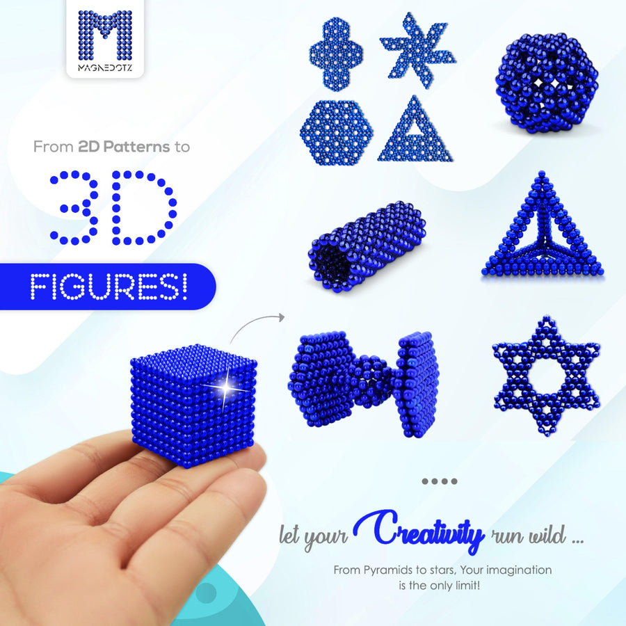 2.5MM Blue MagneDotZ 1000 pcs