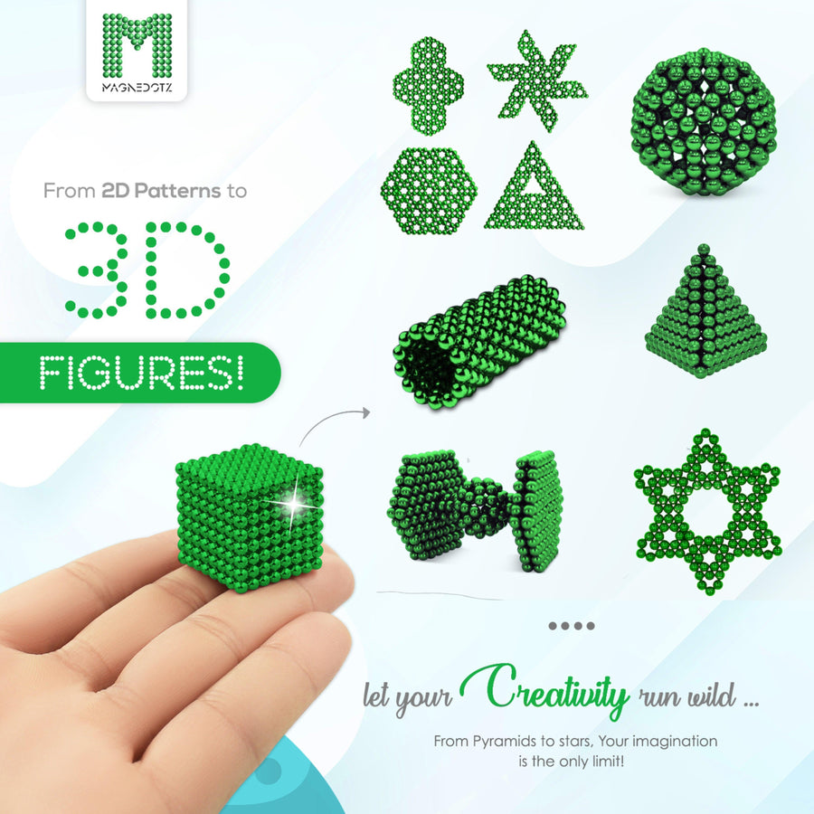 2.5 MM Green MagneDotZ 512pcs