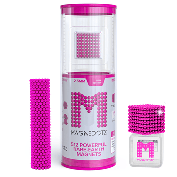 2.5 MM Pink MagneDotZ 512pcs