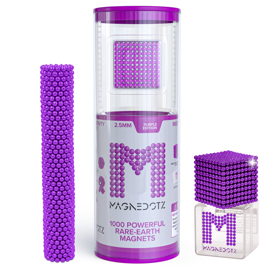 2.5MM Purple MagneDotZ 1000 pcs