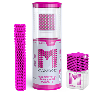 2.5MM Pink MagneDotZ 1000 pcs