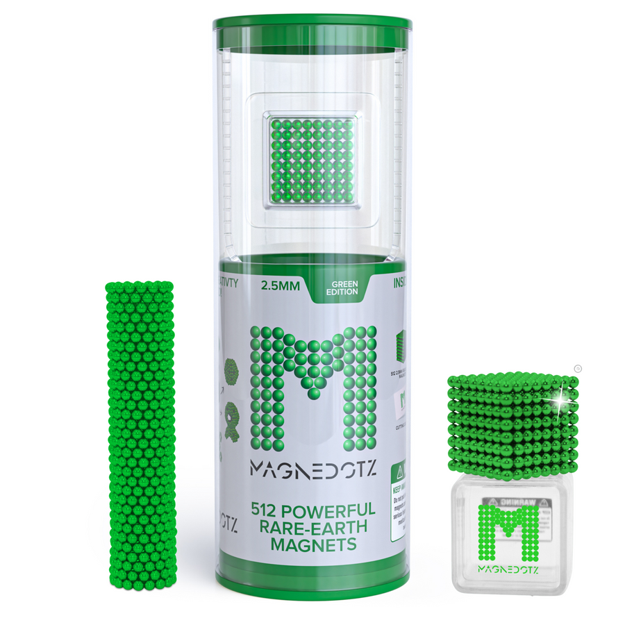 2.5 MM Green MagneDotZ 512pcs