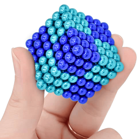 5MM Cyan MagneDotz magnetic balls - desktop fidget toy – MagneDotZ