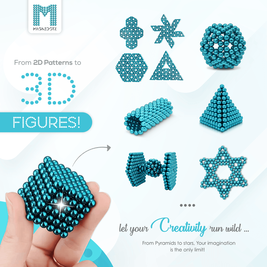 5MM Cyan MagneDotz