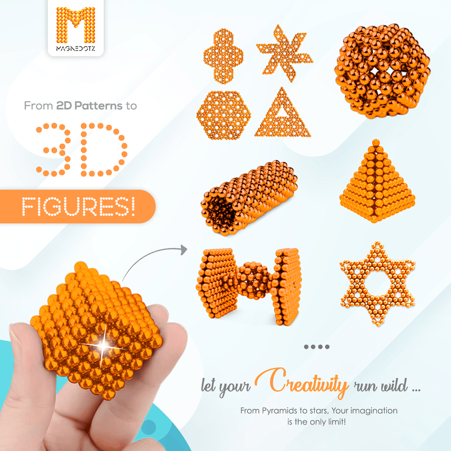 5MM Orange MagneDotz