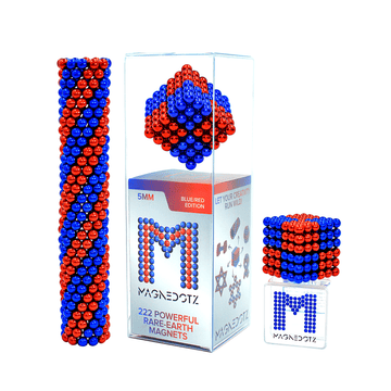 5MM Blue & Red MagneDotz