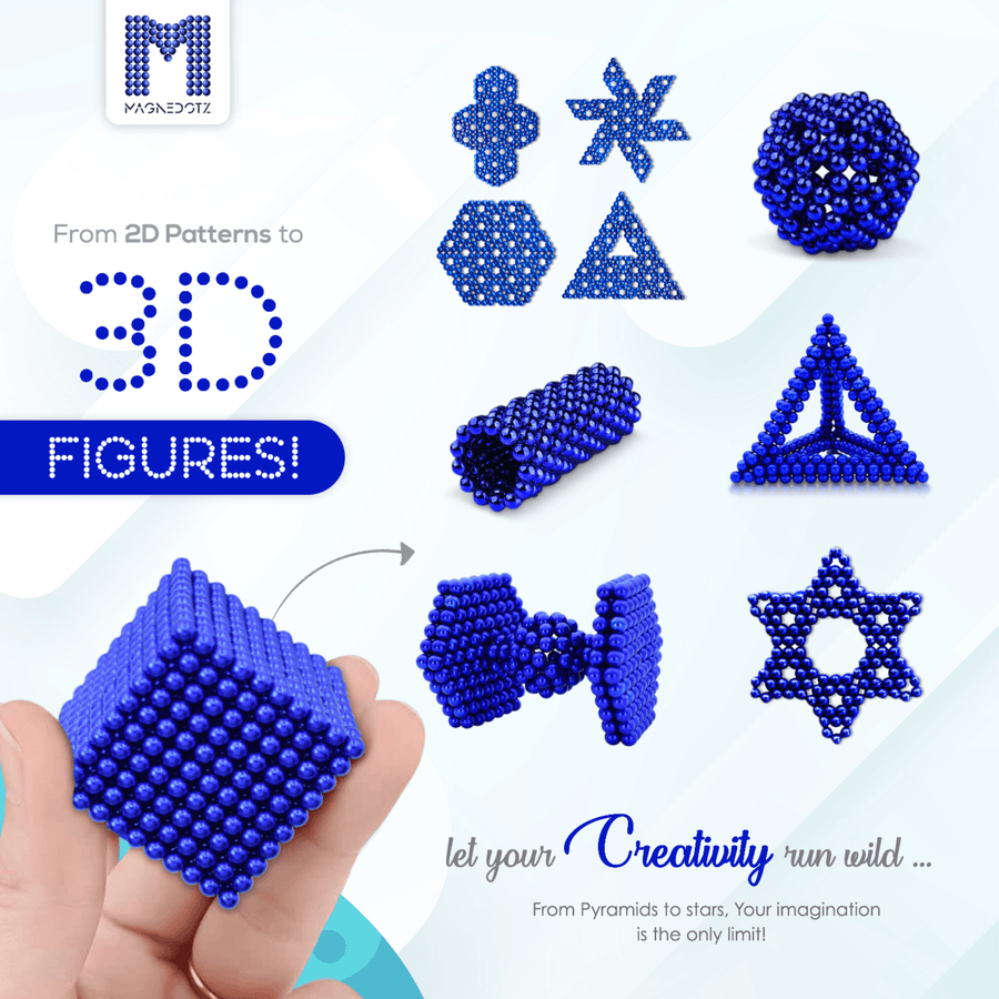 3MM Blue MagneDotZ 1010 pcs