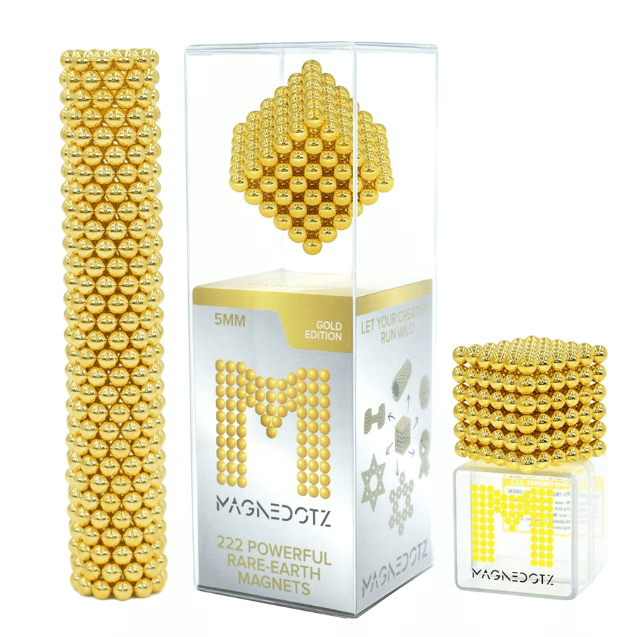 Gold magnetic balls hotsell