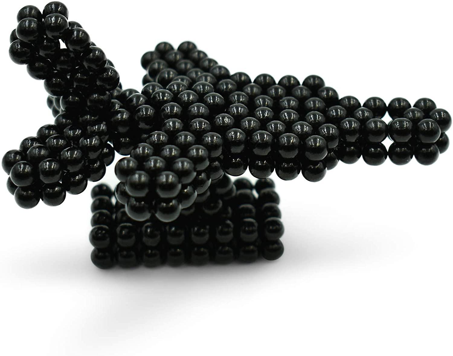 5MM Black MagneDotz balls desktop fidget toy MagneDotZ