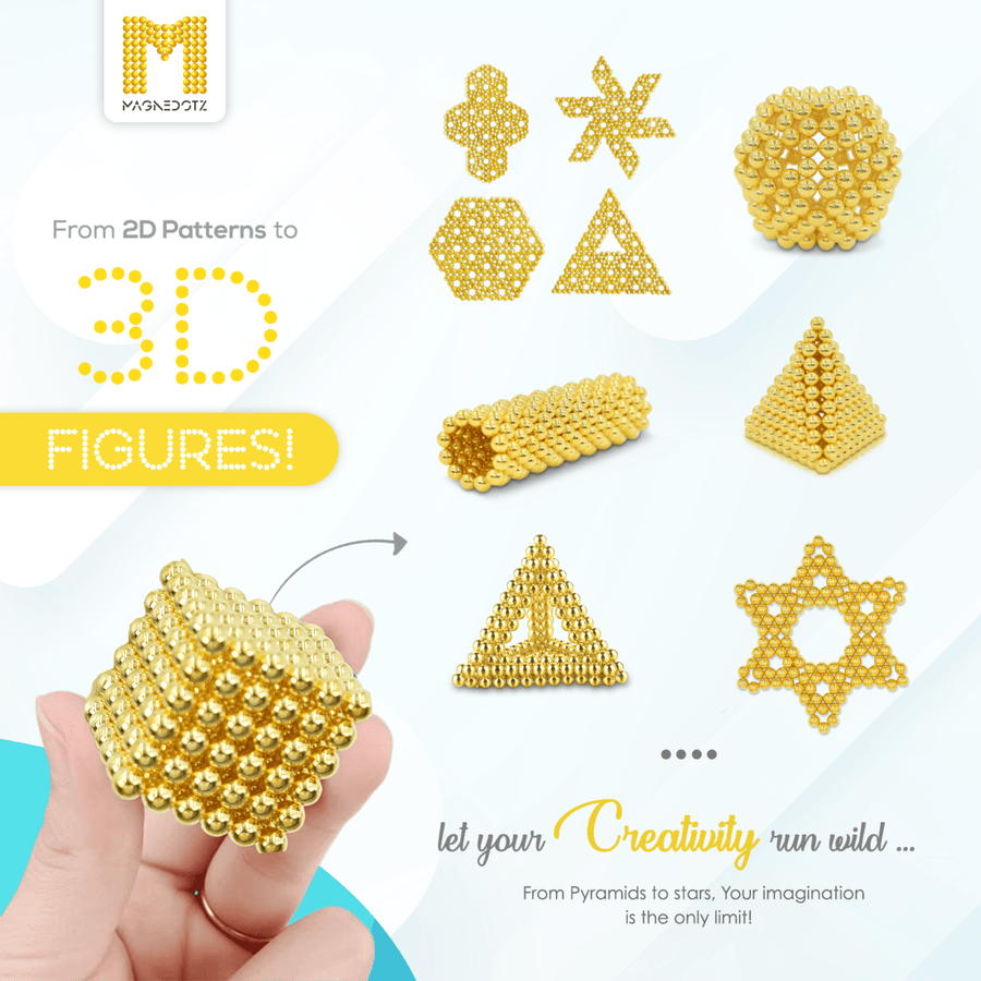 5MM Gold MagneDotZ